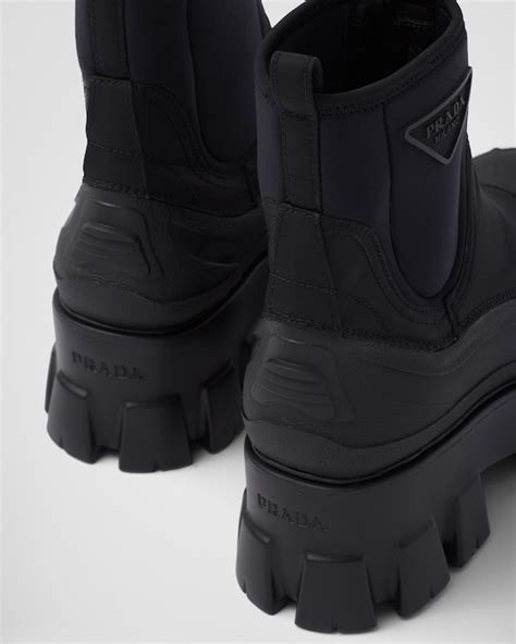 prada monolith boots 37|prada monolith gabardine.